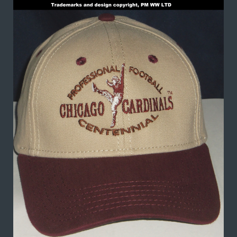 Chicago Cardinals Pro Football year one 1920 embroidered two-tone team ballcap