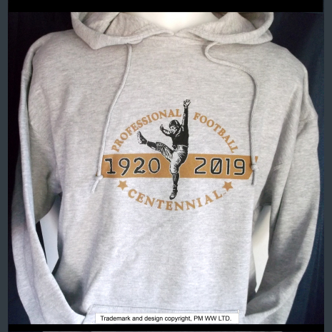 Pro Football 1920-2019 Centennial hoodie with hand warmer pocket