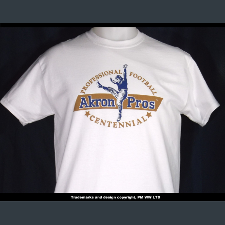 Akron Pros, Pro Football year one 1920 team, quality cotton shirt