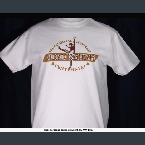 Chicago Cardinals, Pro Football year one 1920 team, quality cotton shirt