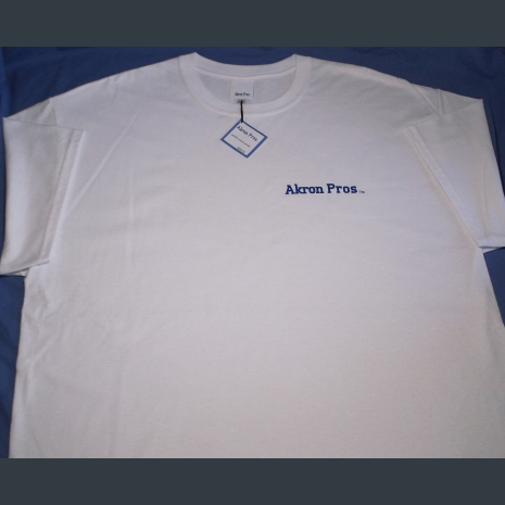 Akron Pros team logo quality cotton shirt