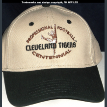 profootball100.com  CLEVELAND TIGERS  embroidered Cleveland Tigers Pro Football year one 1920 embroidered two-tone ballcap