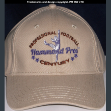 Hammond Pros Pro Football year one 1920 embroidered khaki ballcap