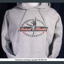 profootball100.com  DETROIT HERALDS  pullover Detroit Heralds Pro Football year one 1920 hoodie with hand warmer pocket