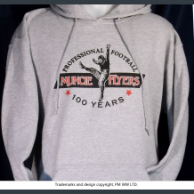 Muncie Flyers Pro Football year one 1920 hoodie with hand warmer pocket