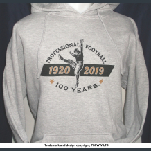 100 years Pro Football 1920-2019  hoodie with hand warmer pocket