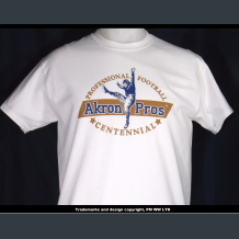 Akron Pros, Pro Football year one 1920 team, quality cotton shirt