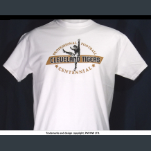 profootball100.com   CLEVELAND TIGERS CLEVELAND TIGERS, Pro Football year one 1920 team, quality cotton shirt
