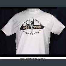 Pro Football 100 Years 1920-2019 quality cotton shirt